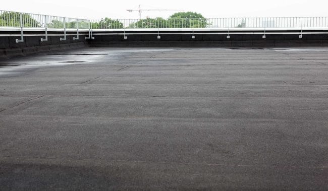 commercial flat roof damage, commercial roof problems, Charleston