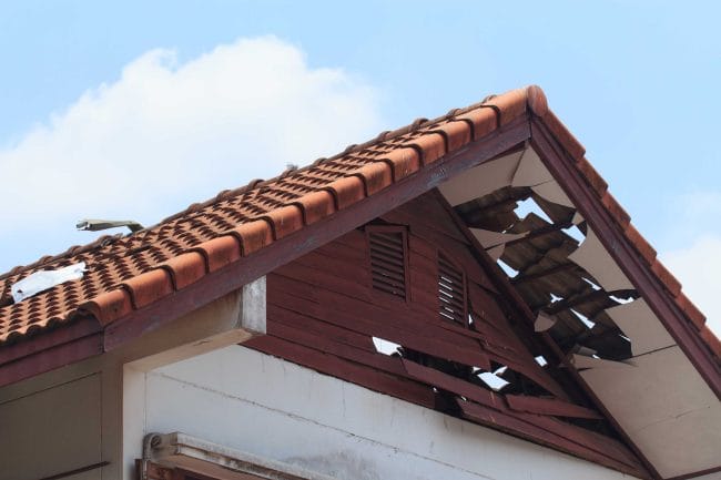 commercial roof damage, commercial roof problems